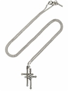 EMANUELE BICOCCHI - Double Cross & Skull Necklace