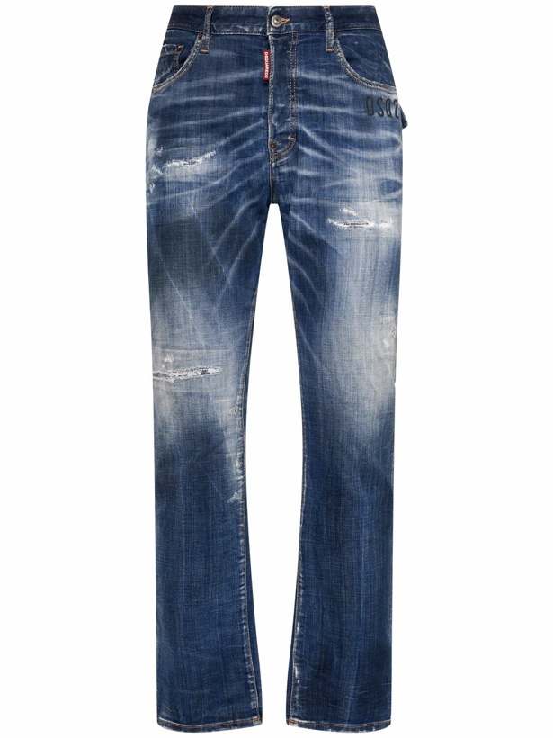 Photo: DSQUARED2 642 Cotton Denim Jeans