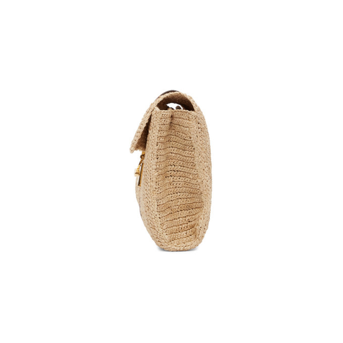 Mark Cross SSENSE Exclusive Beige and Brown Sylvette Clutch