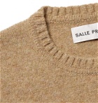 SALLE PRIVÉE - Aren Mélange Shetland Wool Sweater - Neutrals
