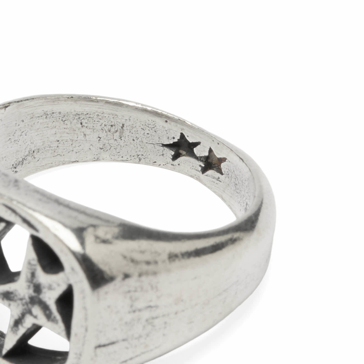 TwoJeys Men's Framed Ring in Sterling Silver