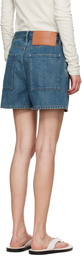 Jil Sander Blue Regular Fit Denim Shorts