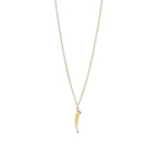 A.P.C. Men's Roadie Necklace in Gold