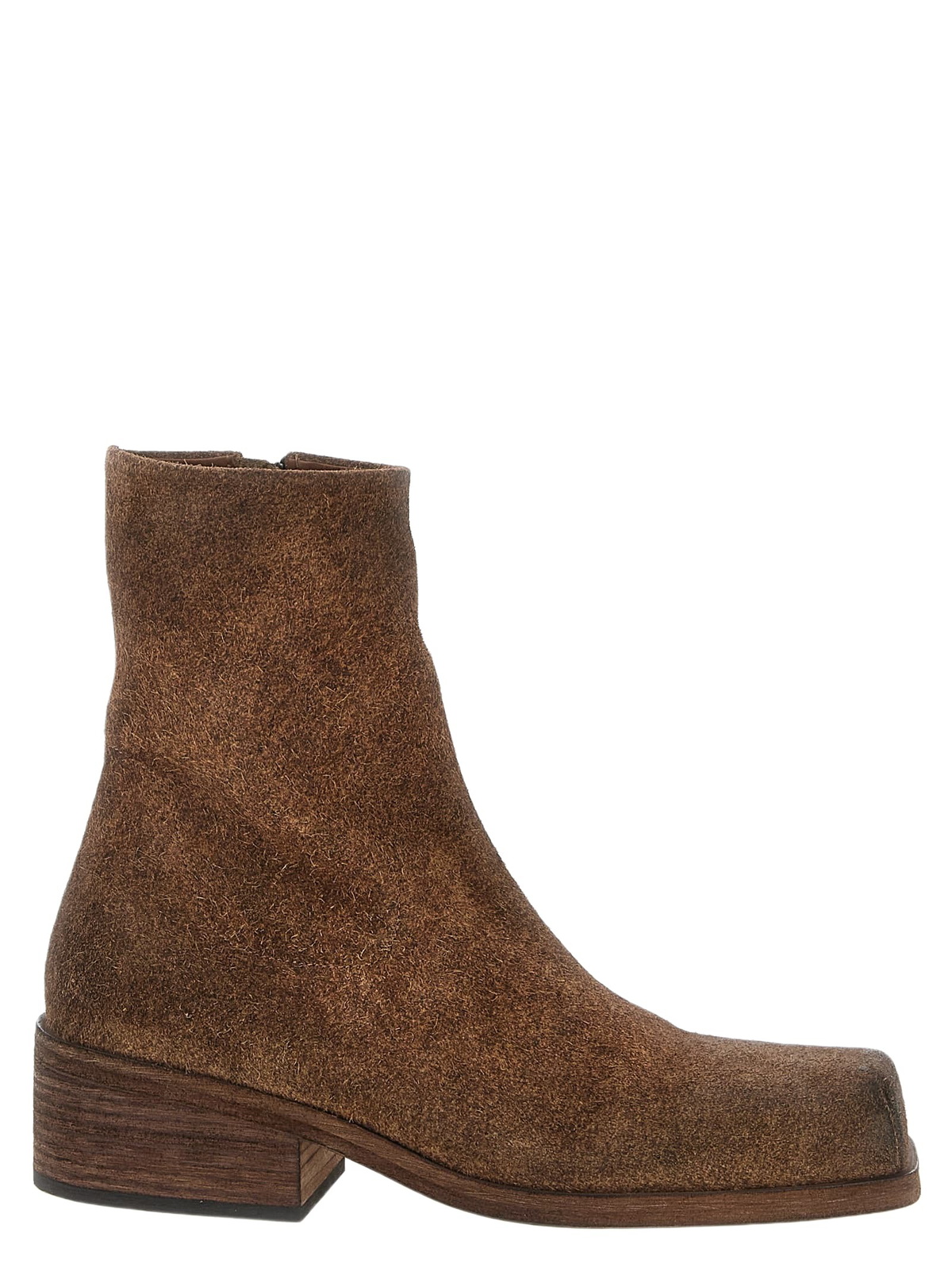 【関税込み】Marsell ブラウン Zucca Media ブーツ Marsèll Tan Zucca Media Lace-Up Ankle Boots Marsèll