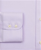 Brooks Brothers Men's Stretch Regent Regular-Fit Dress Shirt, Non-Iron Twill Ainsley Collar | Lavender