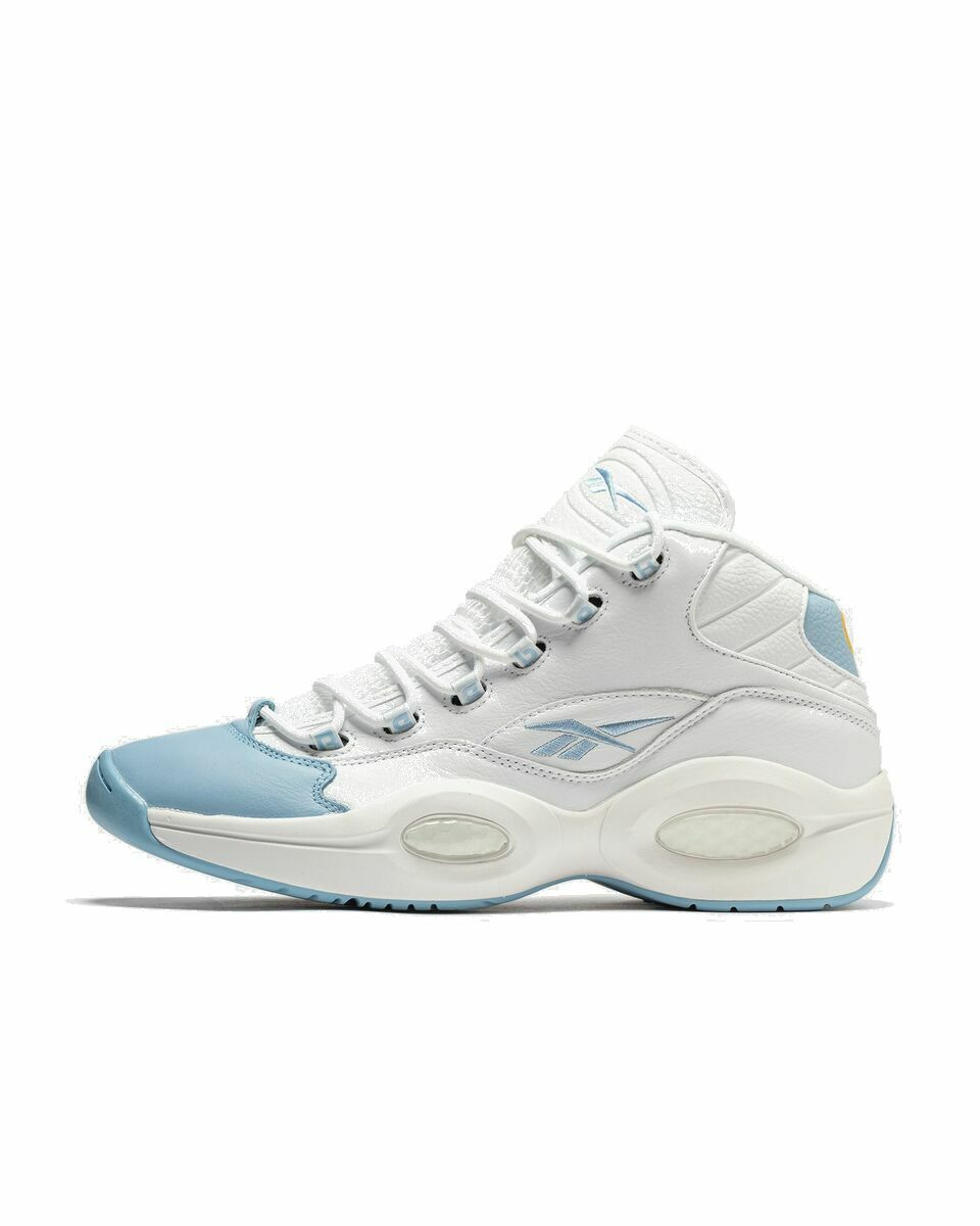 Photo: Reebok Question Mid White - Mens - Basketball|High & Midtop