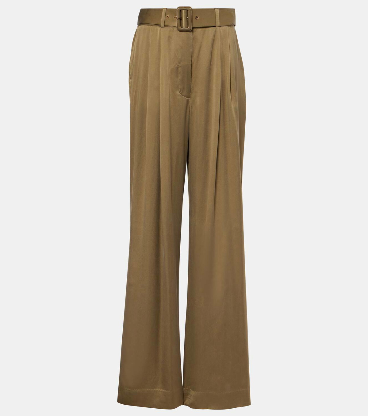 Zimmermann Tuck silk wide-leg pants Zimmermann
