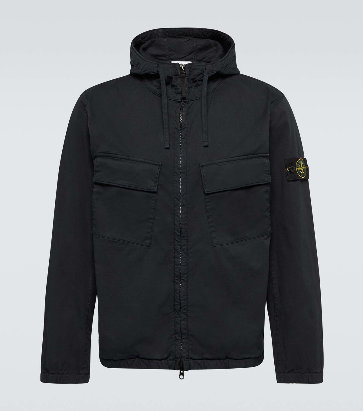 Stone Island Gray Patch Down Jacket Stone Island