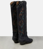 Isabel Marant Denvee suede knee-high boots