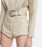 Alexandre Vauthier - Belted cotton jumpsuit