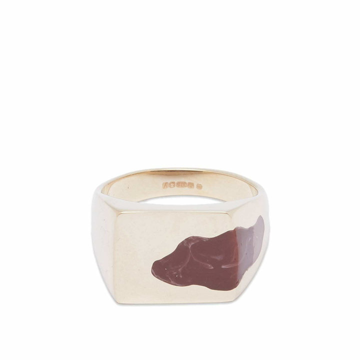 Photo: Ellie Mercer Women's One Piece Ring in Gold/Brown