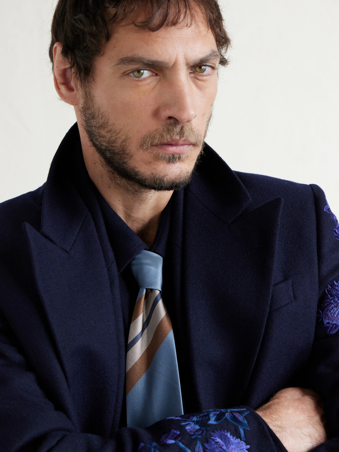 Dries Van Noten - 7.5cm Striped Silk-Twill Tie