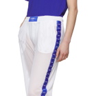 Anton Belinskiy White Mesh Logo Lounge Pants