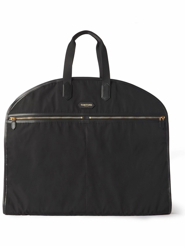 Photo: TOM FORD - Leather-Trimmed Nylon Suit Carrier