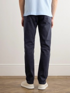 Zegna - Roccia Stretch Linen and Cotton-Blend Trousers - Blue