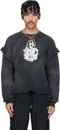 Thug Club Black TC Hellfire Layered T-shirt