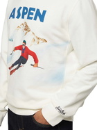 MC2 Saint Barth Cotton Fleece Sweatshirt Soho With Aspen Postcard Print