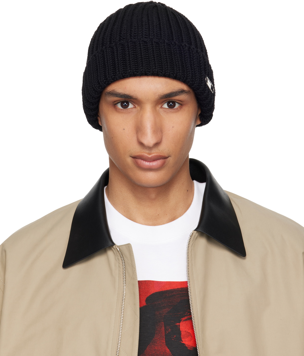 Givenchy Black Jacquard Beanie Givenchy