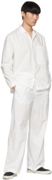 Sunnei White Cotton Lounge Pants