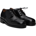 Marsèll Black Gnocco Soft Pebbled Leather Derbys