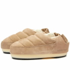 Moon Boot Women's Sandal Band Suede Shoes in Sand