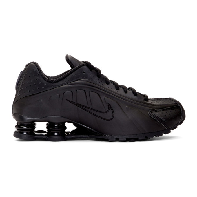 Photo: Nike Black Shox R4 Sneakers