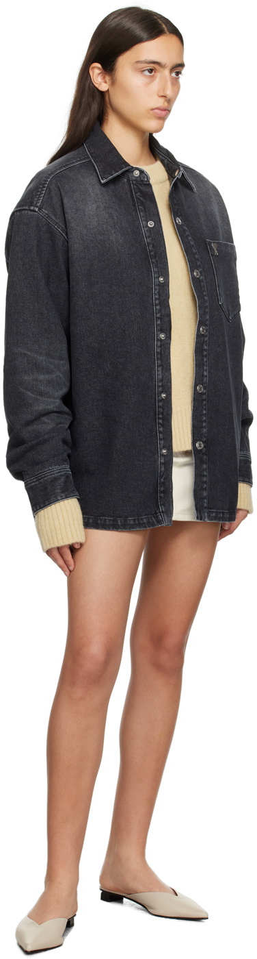 AMI Paris Beige Ami de Cœur Sweater
