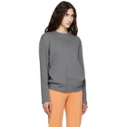 FLORE FLORE SSENSE Exclusive Gray Maggie Longsleeve T-shirt