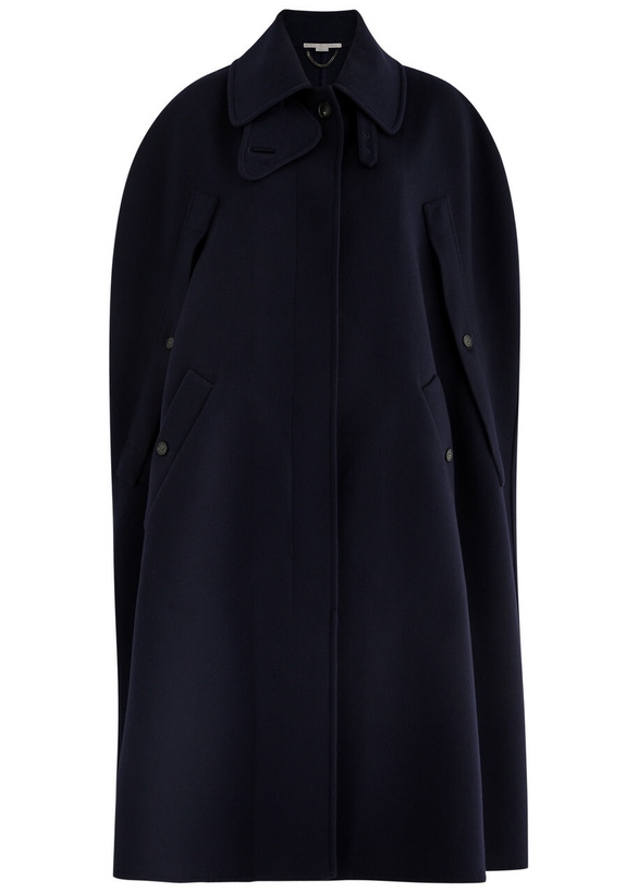 Photo: Stella Mccartney Wool Cape Black