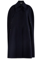 Stella Mccartney Wool Cape Black