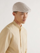 LOCK & CO HATTERS - Cannes Linen Flat Cap - Neutrals