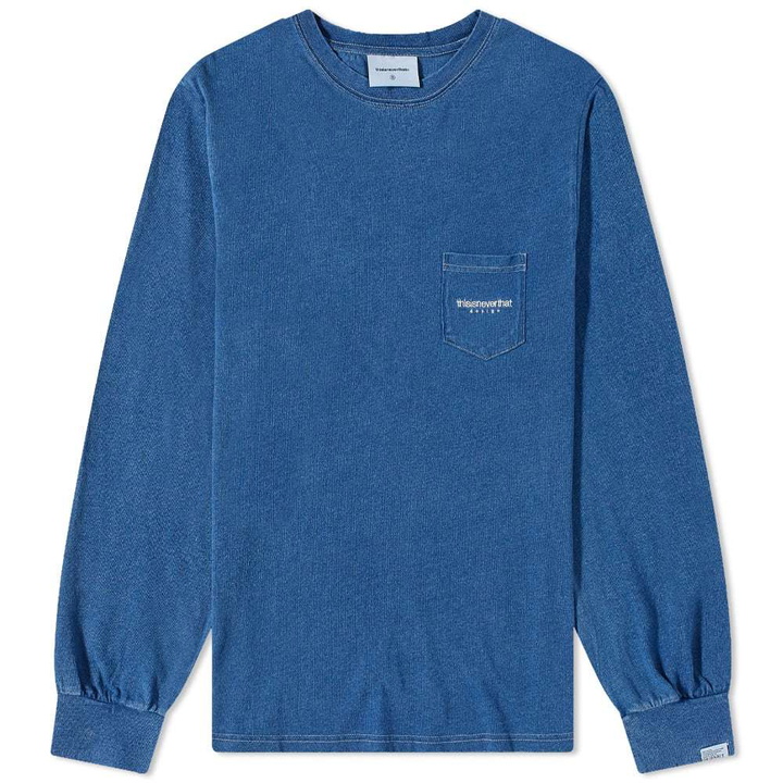 Photo: thisisneverthat Long Sleeve Indigo Dyed Tee