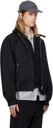 POST ARCHIVE FACTION (PAF) Black 8.0 Center Bomber Jacket