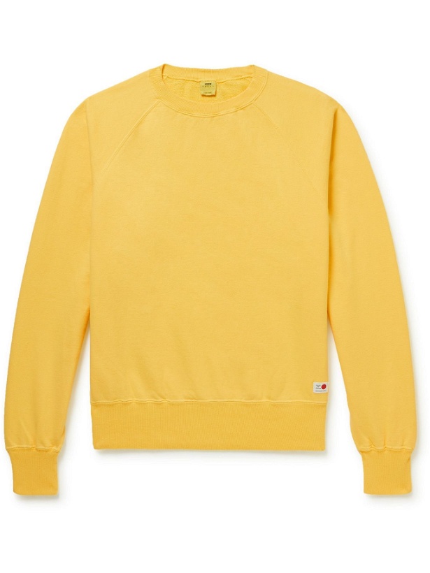 Photo: EDWIN - Cotton-Jersey Sweatshirt - Yellow