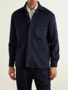 Saman Amel - Cashmere Shirt Jacket - Blue
