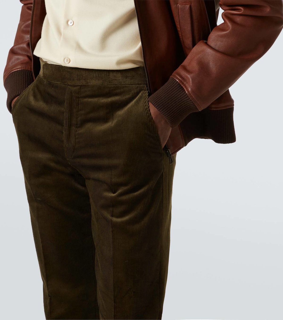 Ralph Lauren Purple Label Cotton corduroy straight pants