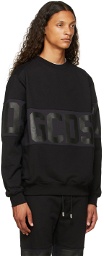 GCDS Black Band Logo Sweatshirt