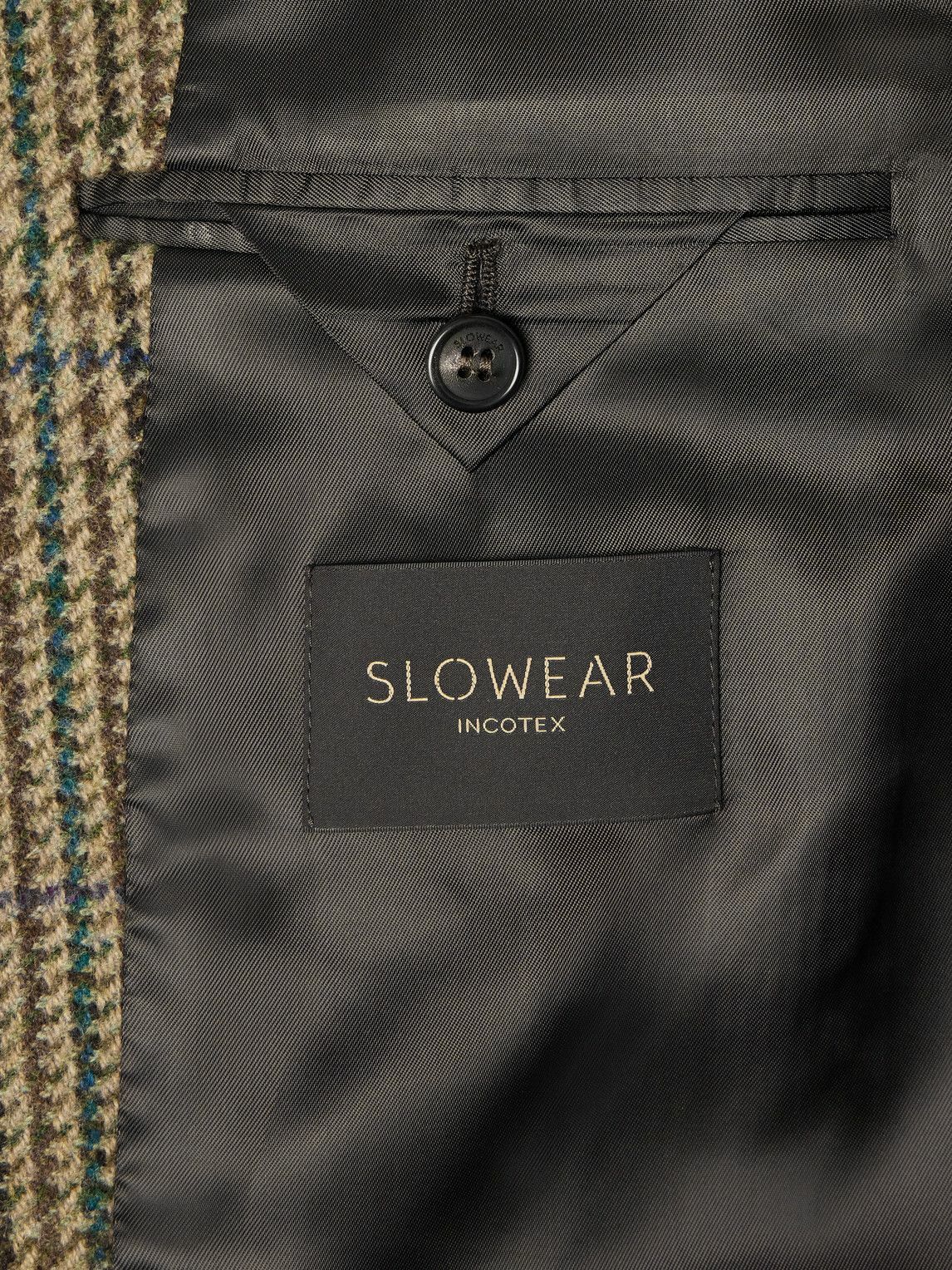 Incotex - Incotex Double-Breasted Prince of Wales Checked Wool Blazer - Brown