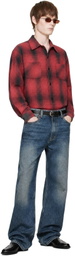 OUR LEGACY Navy Carlson Cut Jeans