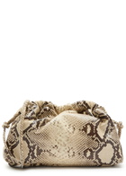 Mansur Gavriel Cloud Mini Python-print Leather Clutch - Beige - One Size