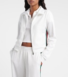 Gucci Ribbed-knit cropped sweatshirt
