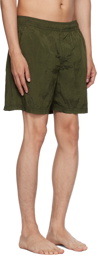 Stone Island Green Patch Swim Shorts