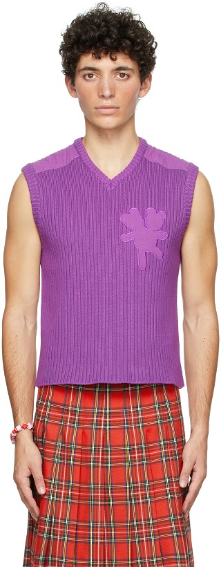 Photo: Marc Jacobs Purple Heaven by Marc Jacobs Ribbed Teddy Vest