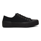 Jil Sander Black Canvas Sneakers