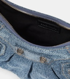 Balenciaga Le Cagole XS denim shoulder bag