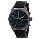 IWC Pilot's Chronograph Automatic Black Dial Mens Watch IW388106