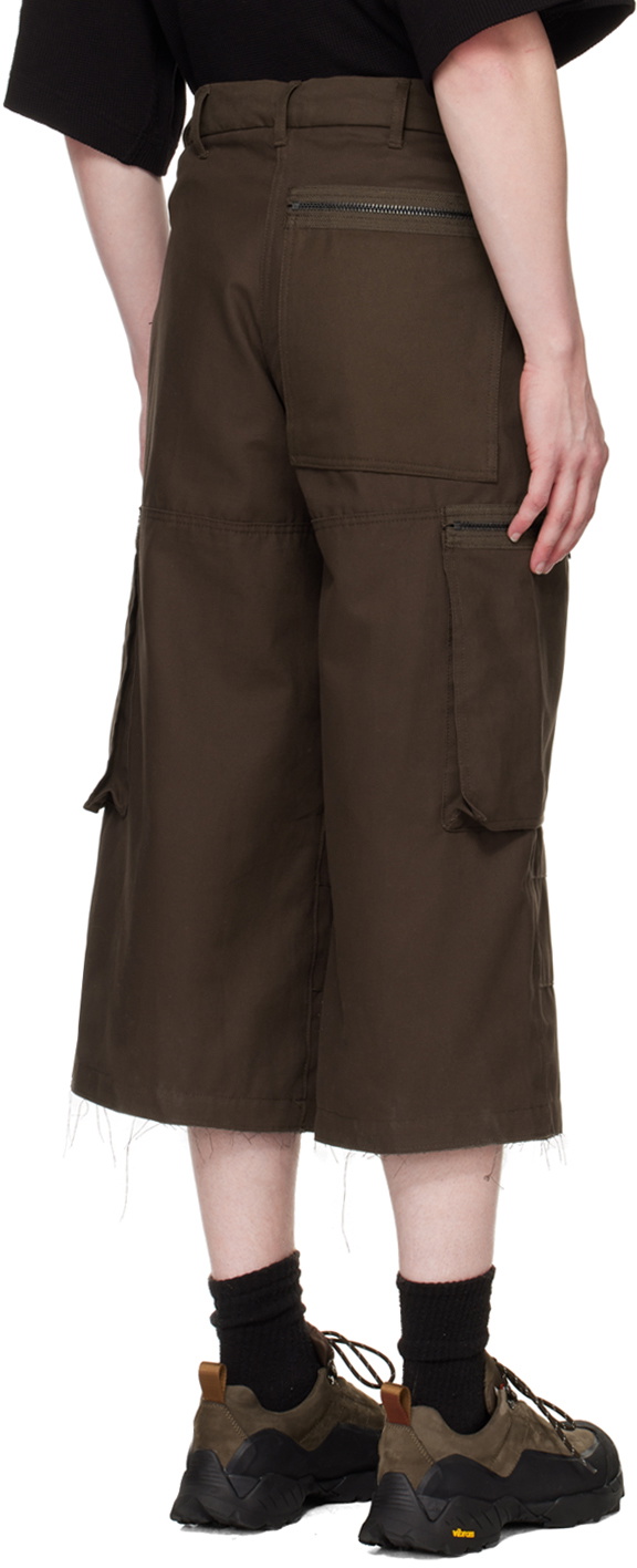 BRYAN JIMENÈZ Brown Uniform Cargo Pants