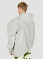 Double Head Hooded Sweatshirt in Grey