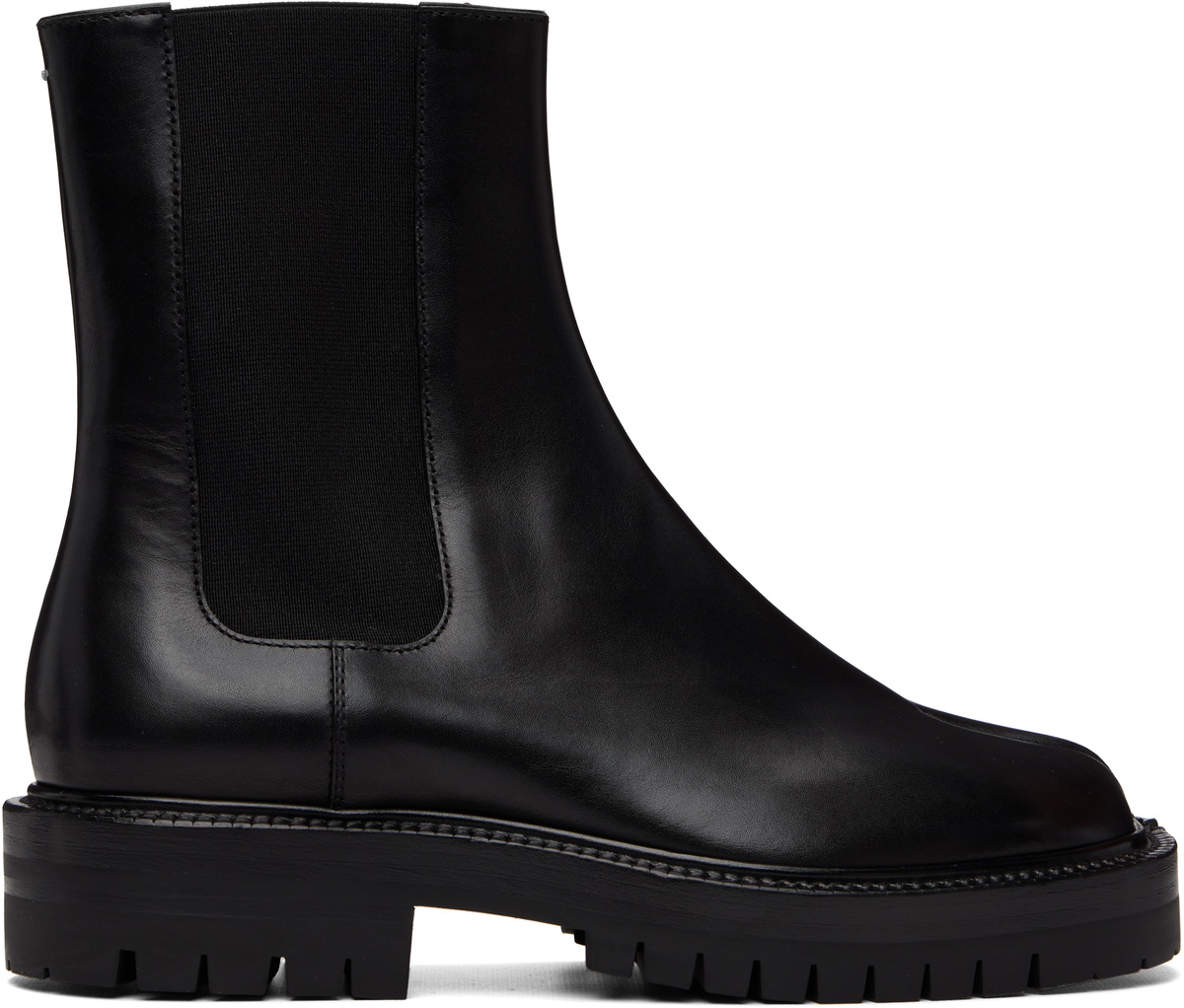 Maison Margiela Black Tabi County Chelsea Boots