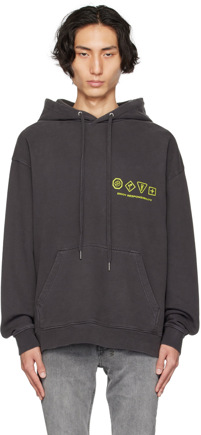 Ksubi Black Enjoy Biggie Hoodie Ksubi